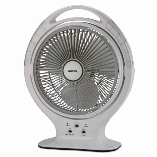 14" Rechargeable Table Fan GF951 | Portable Cordless Fan | Rechargeable Battery | Home & Office Table Fan