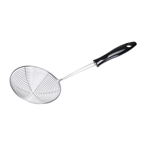 RF5022 Stainless Steel Skimmer 16.5cm | Fine Mesh Spider Strainer with Heat-Resistant Handle | Oil & Pasta Skimming Spoon