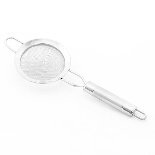 Stainless Steel Tea Strainer 10.3cm RF2049-S10.3 | Fine Mesh Tea & Flour Sieve | Long Handle | Dishwasher Safe