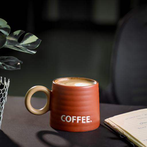 Royalford 385ml New Bone Mug RF12290 Perfect for Hot and Cold Drinks Food-Grade, Non-Toxic and Safe to Use Stylish, Durable and Long-Lasting Design, Coffee Printed, Suitable for Gifting Multicolor