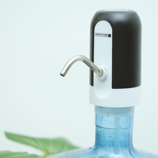 utomatic Water Dispenser RF10474 – USB Rechargeable Water Bottle Pump with 1300mAh Battery | One-Touch Operation for 1–5 Gallon Bottles