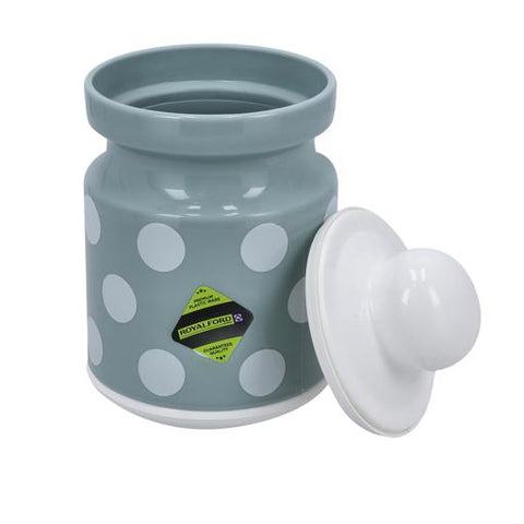 Classic Spice Jar, RF10875, 1.5L Plastic Jar with Lid | BPA-Free Food Cereal Air-Tight Containers | Ideal For Flour, Sugar, Coffee, Candy, Spice Jars Grey