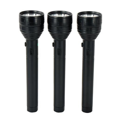 3 in 1 rechargeable LED flash light with 3000mAh lithium battery