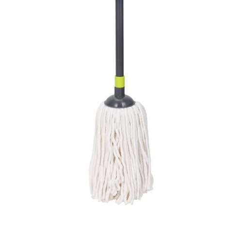 Cotton String Mop with Long Handle – Green & Grey | Heavy-Duty Floor Cleaning Mop for Home, Office & Commercial Use