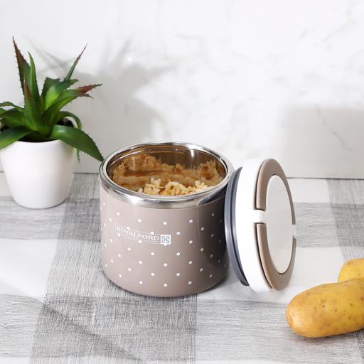 RF6144 Lumia Lunch Box | Leakproof Food Container with Stainless Steel Inner Layer & Silicone Seal | Portable Lunch Box for Office, School, Travel & Picnic