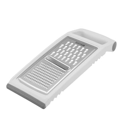 RF1666-G Flat Grater | Stainless Steel Multi-Use Vegetable Slicer & Food Chipper with Sharp MicroBlade Teeth | Handheld Cheese, Fruit & Vegetable Grater with Ergonomic Handle