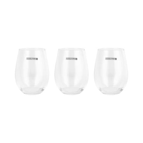 3PCS 590ML Premium Crystal Clear Glass Tumbler Set RF12588 – Lead-Free Soda Lime Glass | Dishwasher Safe Beverage Glasses
