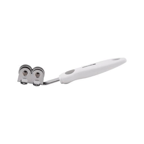 Stainless Steel Knife Sharpener Dishwash Safe, Mark Stains Resistant, Silver/Marble Handle