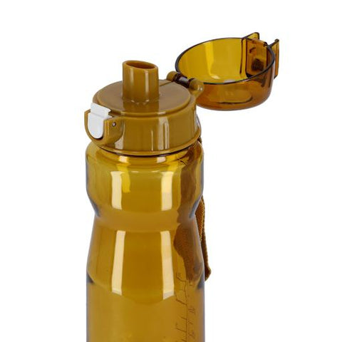 RF5224TN 750ml Water Bottle with Strap | BPA-Free Transparent Sports Bottle with Volume Tracker | Leak-Proof Flip Lid for Gym, Office & Outdoor Use