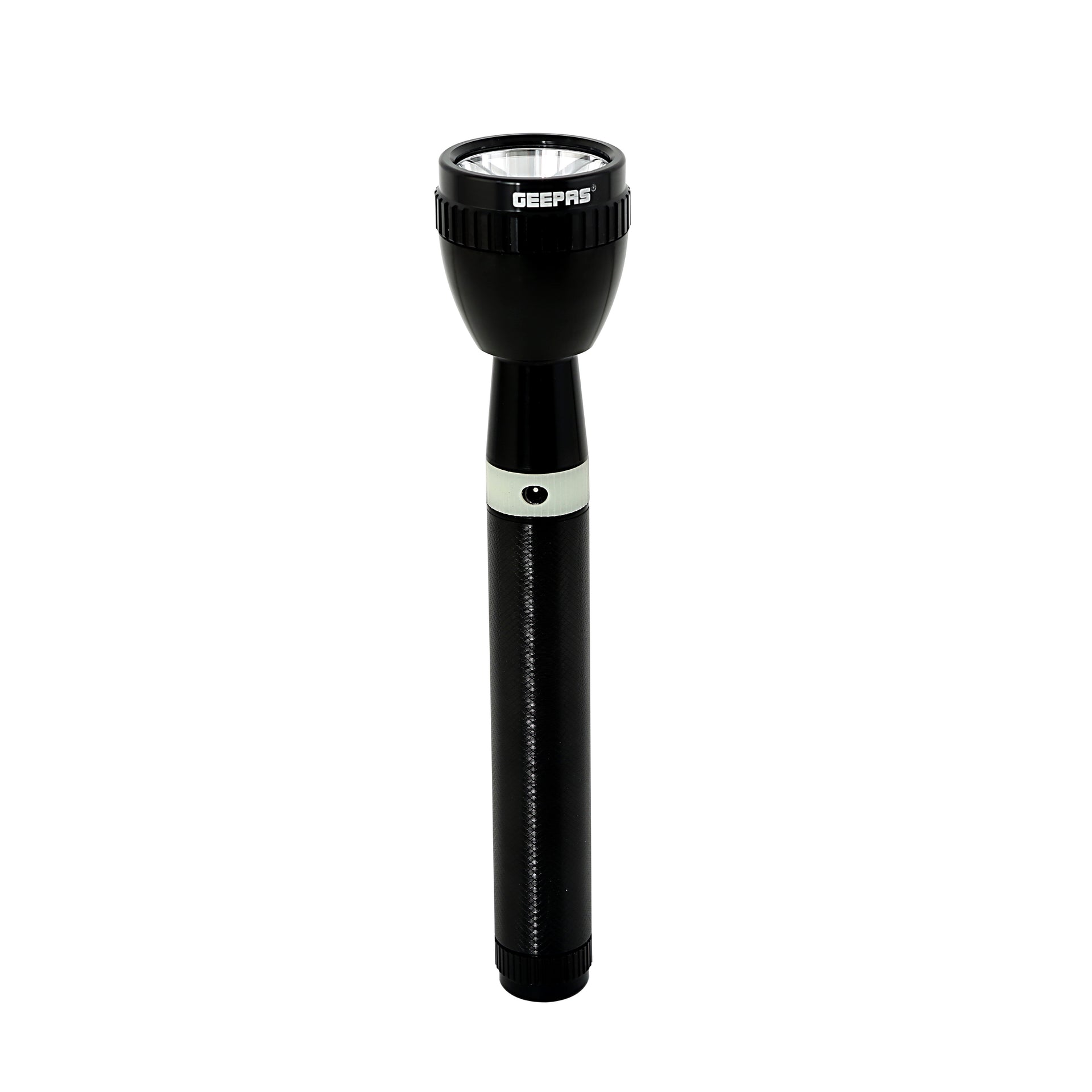 Rechargeable LED Flashlight|  Portable & Lightweight | 3000mAh Battery | 3hrs Working | Ideal for Indoor & Outdoor Activities | Powerful Torch for Camping Hiking & More | GFL3827 Grey 235mm