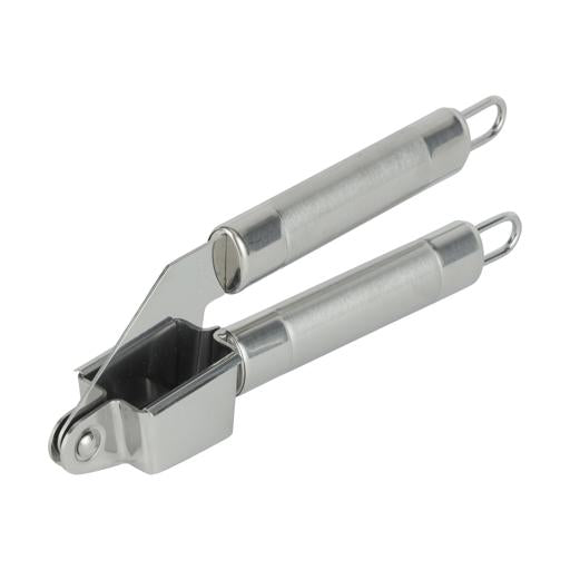 Garlic Press with Stainless Steel Handle | Garlic & Ginger Crusher Mincer Tool | Easy Clean Kitchen Gadget for Home & Restaurant Use