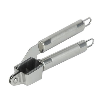 Garlic Press with Stainless Steel Handle | Garlic & Ginger Crusher Mincer Tool | Easy Clean Kitchen Gadget for Home & Restaurant Use