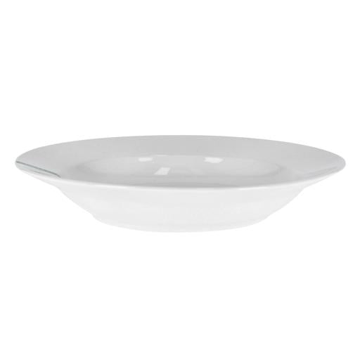10" Round Deep Melamine Plate RF8760 – White | Glossy Finish, Lightweight & Durable Soup and Pasta Plate