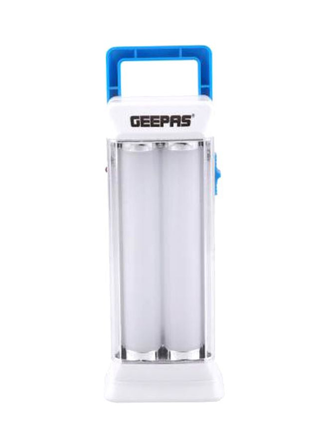 Rechargeable Emergency Lantern, 4hr Duration| 18 Pcs SMD High Power LED | Rechargeable Battery, Portable Handle, 4 Hours Working, Anti Glare Bright Light| Ideal for Trekking, Hiking & More White/Blue