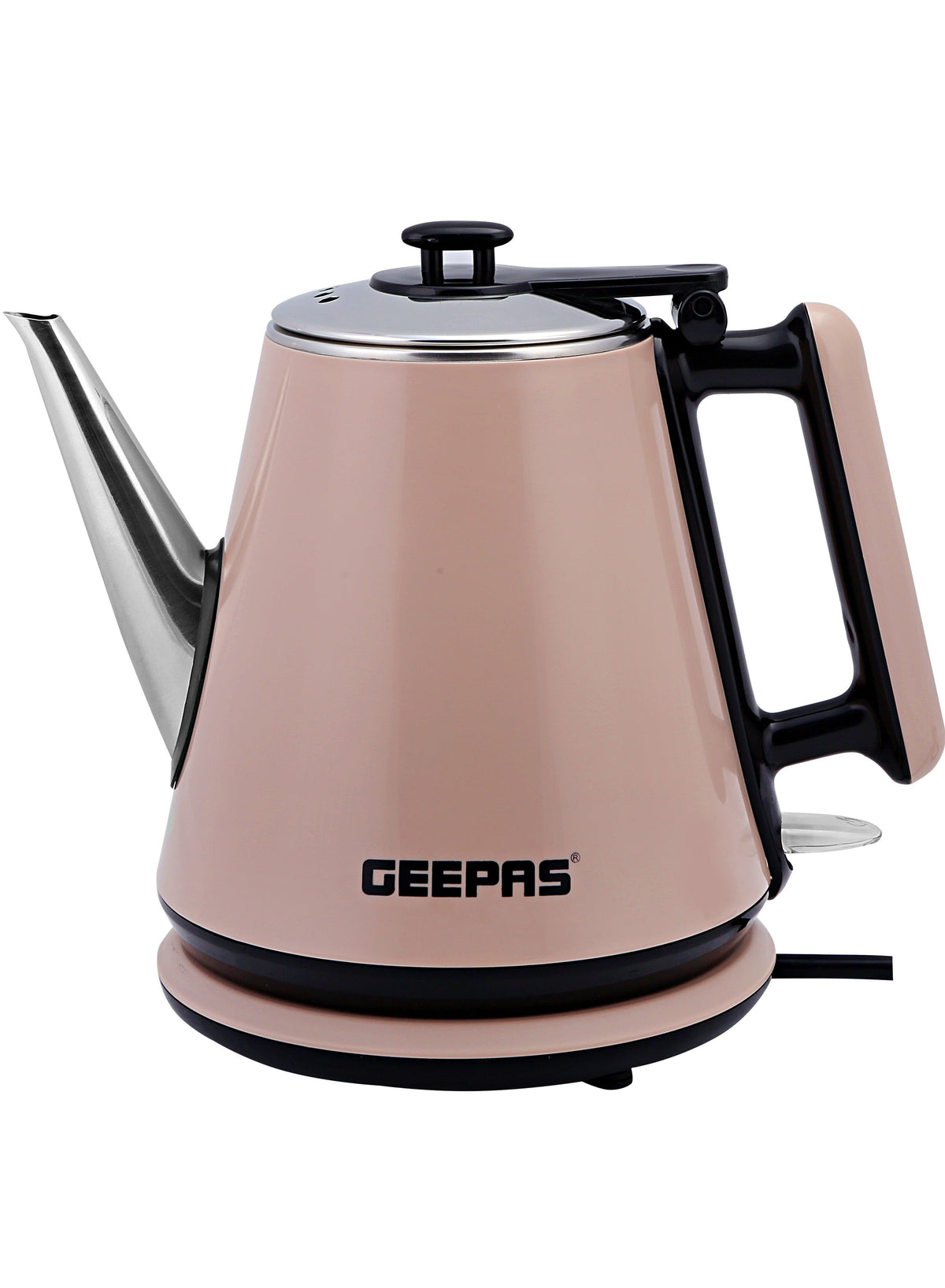 Portable Double Layer 1.2L Electric Kettle with Inner Stainless Steel & Auto Shut-Off GK38012 Geepas