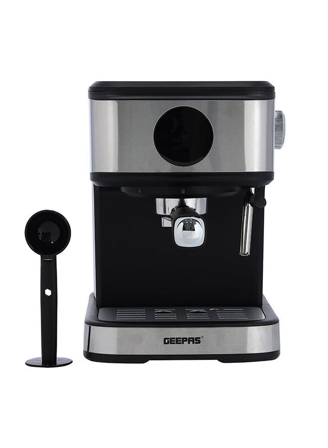 Digital Cappuccino & Espresso Maker - 1.5L, 20 Bar High Pressure | Dual Filter & Detachable Tank | Sleek Space-Saving Design with Overheat Protection & 2-Year Warranty 1.5 L 850 W GCM41511 Black