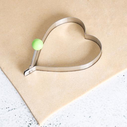 RF10281 Heart Shape Cookie Cutter | Stainless Steel Food Grade Baking Mould | Cake Decoration, Cookie, Pancake & Fondant Cutter | Rust Resistant Dessert Tool