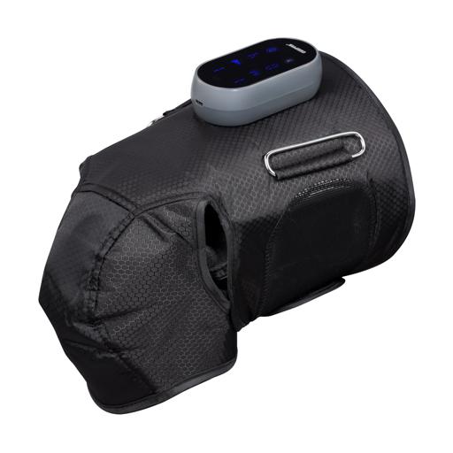 2-in-1 Knee and Calf Leg Massager: Vibration, Compression, Scraping - LCD & Timer