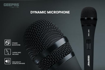 Dynamic Karaoke Microphone GMP3906 – Wired Handheld Microphone with 5.6m Cable