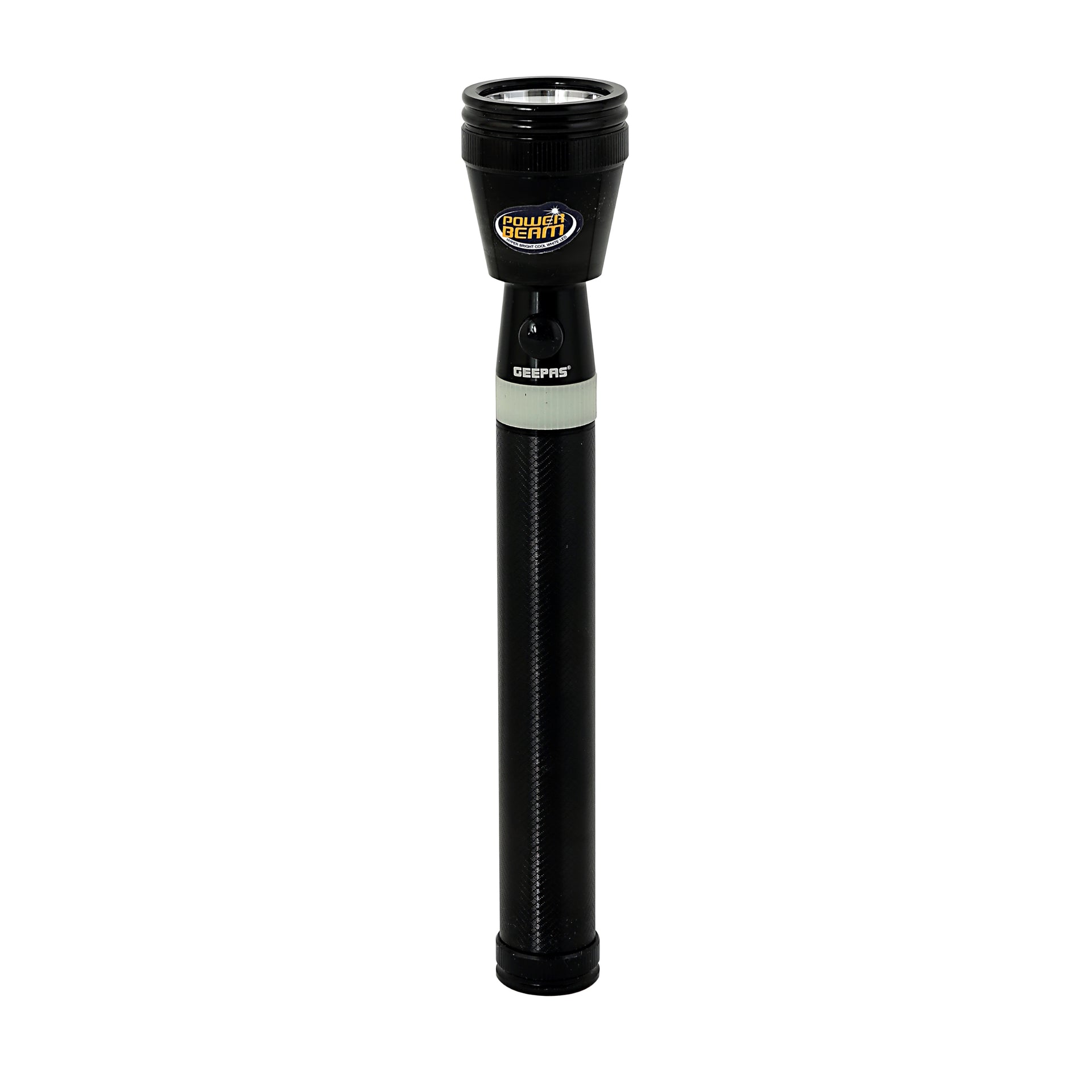 Rechargeable LED Flashlight with Aircraft Aluminum Body, Lithium Battery, Perfect for Indoor and Outdoor Use Black