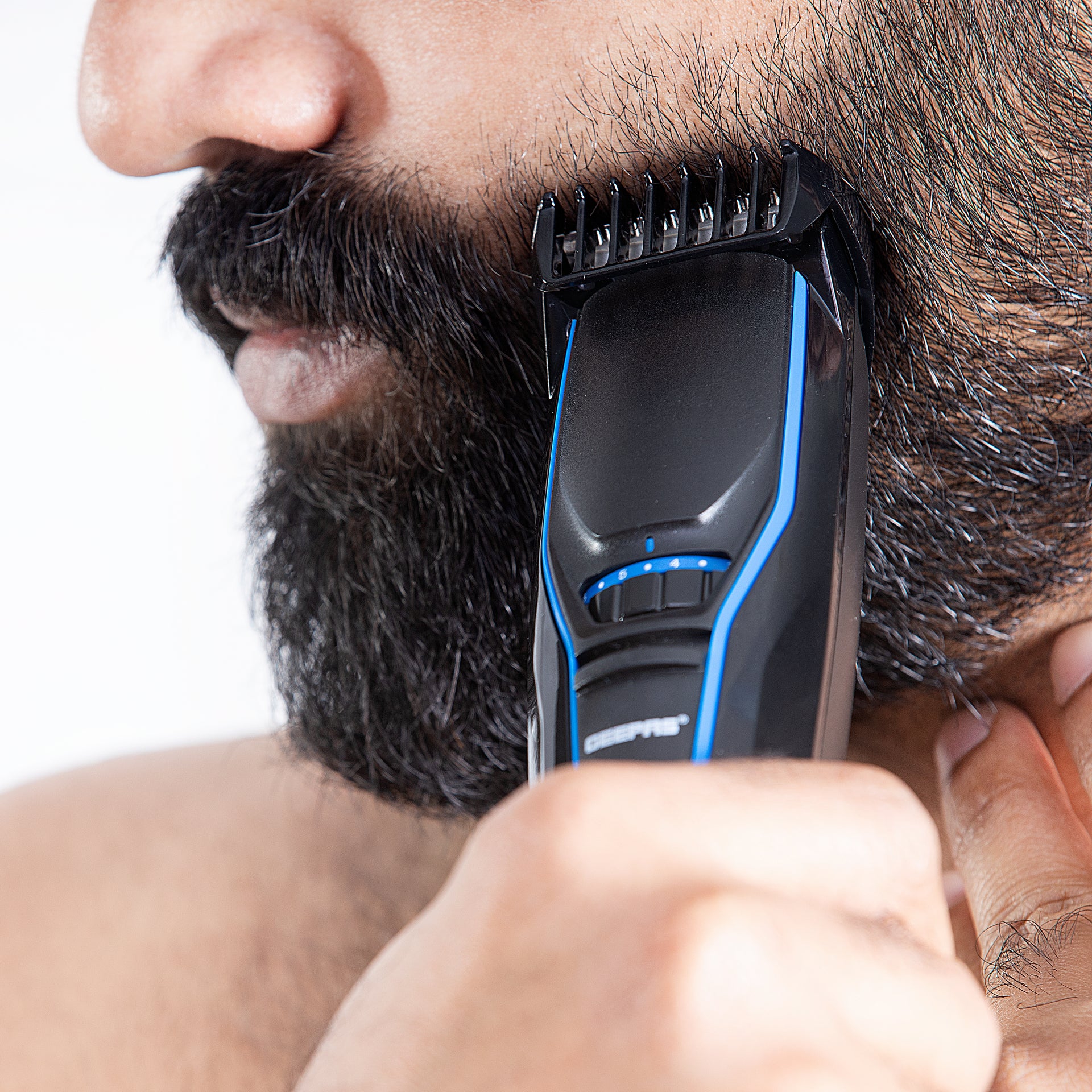 Rechargeable Beard Trimmer 3W Black/Blue