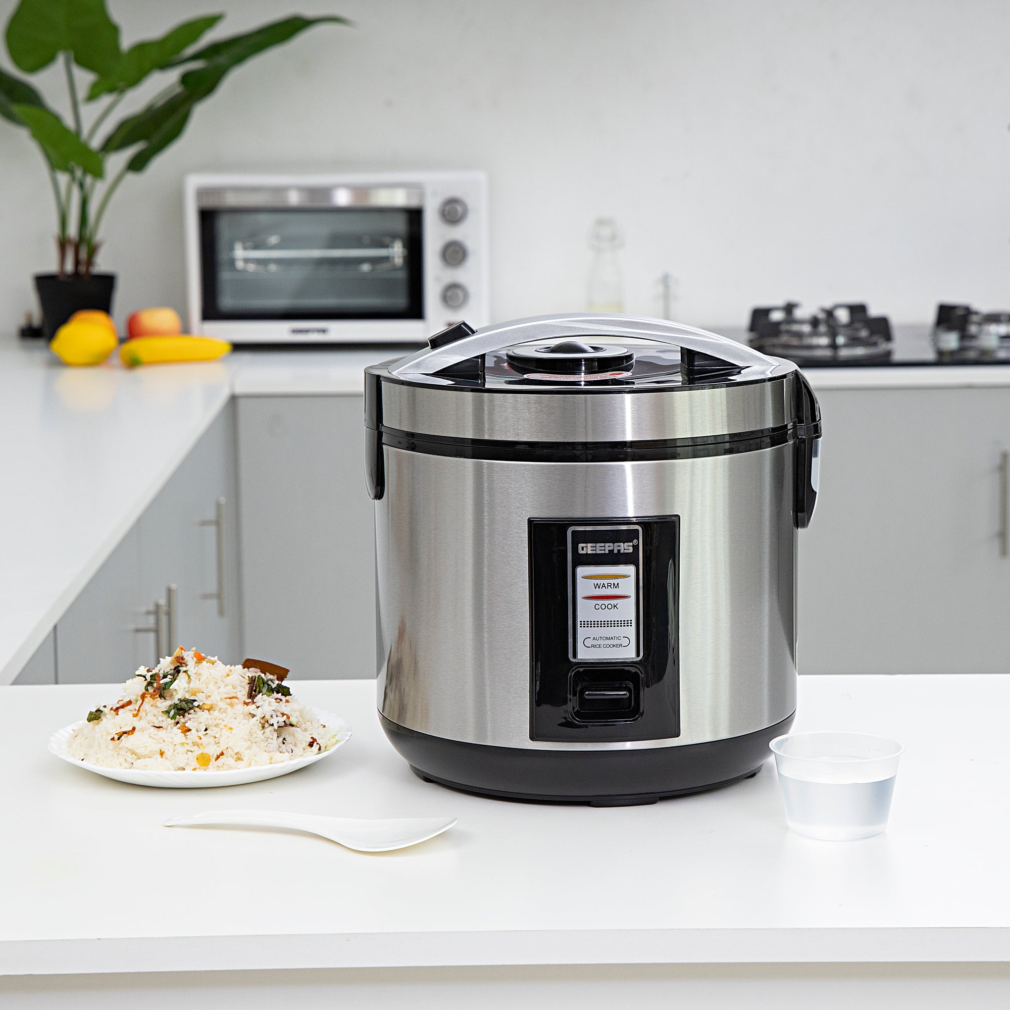 Electric Rice Cooker 1.8 L 762 W GRC4330 Silver/Black