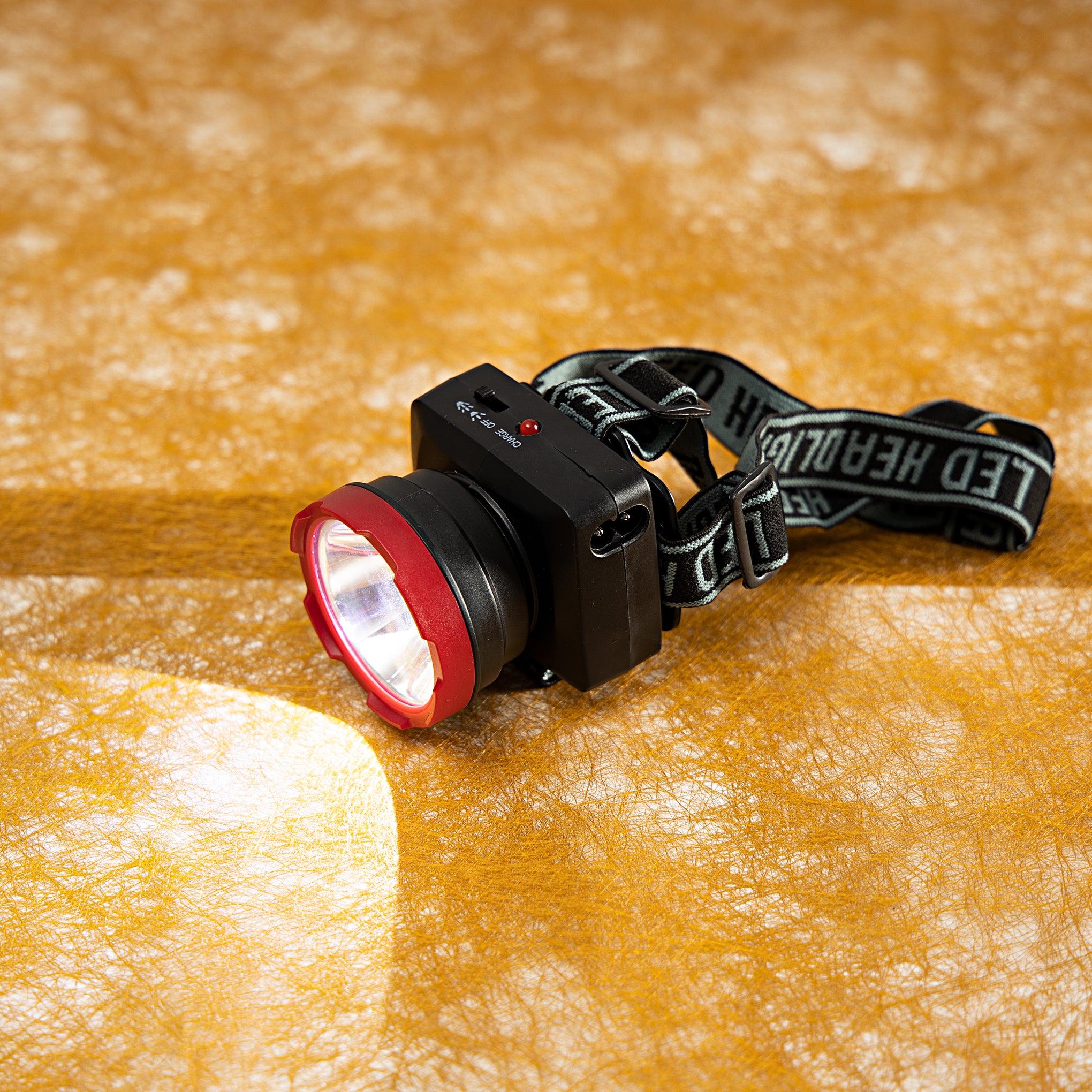 Rechargeable LED Headlamp, Type-C, 500mAh Lithium Battery | 3W High Power for Camping, Hiking, and Construction