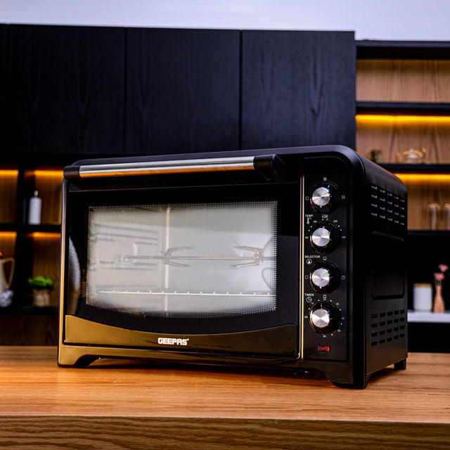 Electric Oven With Convection And Rotisserie 60 L 2000 W GO34018 Black