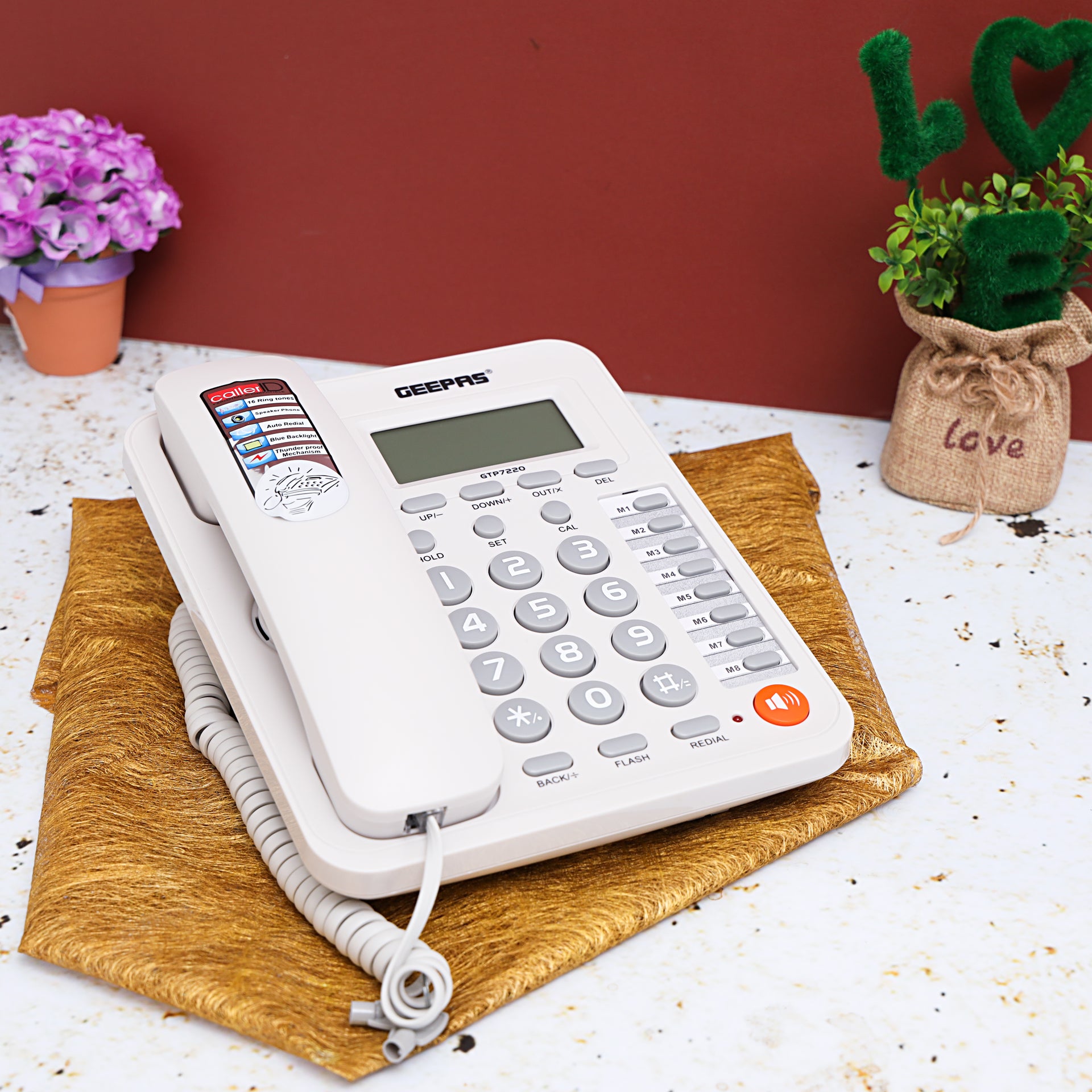 Executive Telephone With Caller ID Black