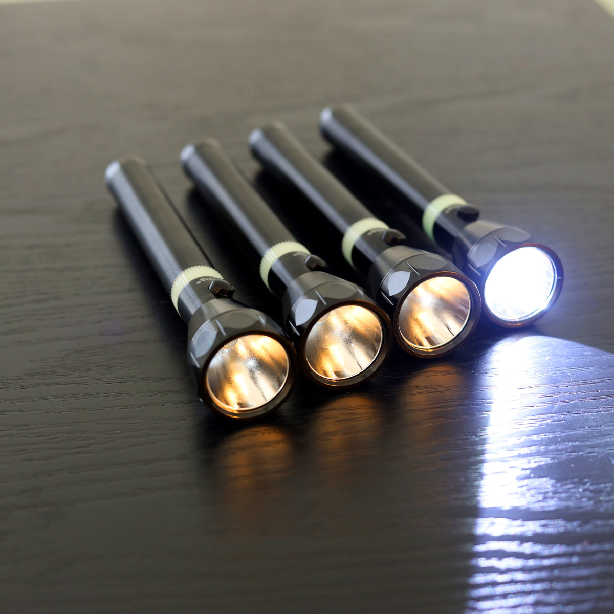 4-Piece Rechargeable LED Flashlight