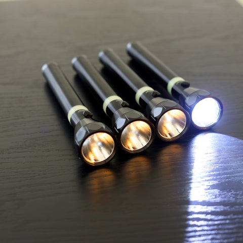 4-Piece Rechargeable LED Flashlight