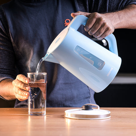 Cordless Electric Kettle - Safety Lock, Boil Dry Protection 1.7 L 2200 W GK5449N blue