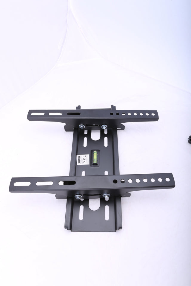 TV Wall Mount for LCD/PLASMA/LED Television, Premium Quality, Heavy Duty for 15 Inches To 47 Inches TV Screen Size and 35 KG Maximum Load | Integrated Bubble Level and Safety Screw Black