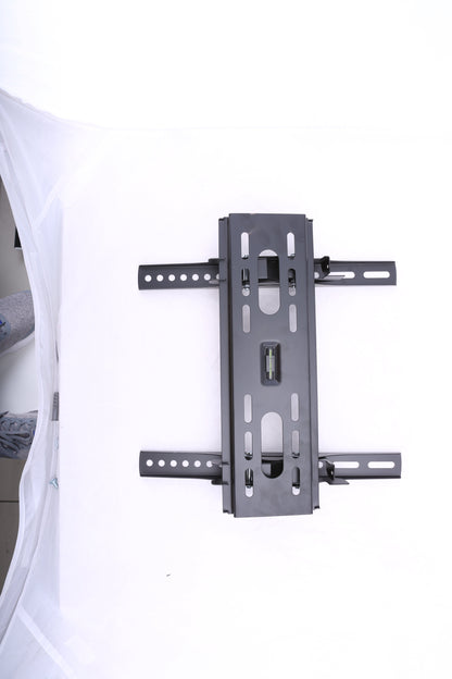 TV Wall Mount for LCD/PLASMA/LED Television, Premium Quality, Heavy Duty for 15 Inches To 47 Inches TV Screen Size and 35 KG Maximum Load | Integrated Bubble Level and Safety Screw Black