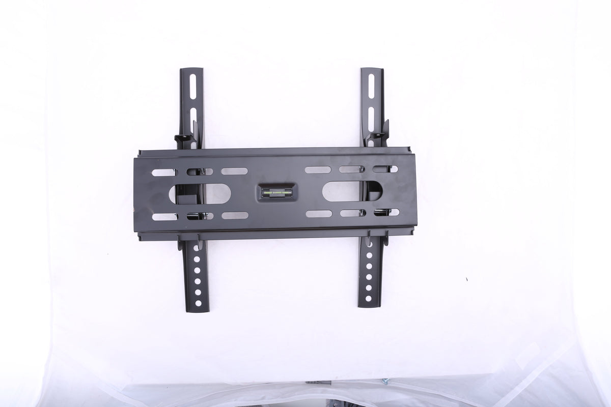 TV Wall Mount for LCD/PLASMA/LED Television, Premium Quality, Heavy Duty for 15 Inches To 47 Inches TV Screen Size and 35 KG Maximum Load | Integrated Bubble Level and Safety Screw Black