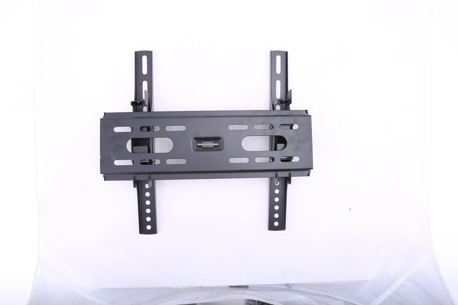 TV Wall Mount for LCD/PLASMA/LED Television, Premium Quality, Heavy Duty for 15 Inches To 47 Inches TV Screen Size and 35 KG Maximum Load | Integrated Bubble Level and Safety Screw Black