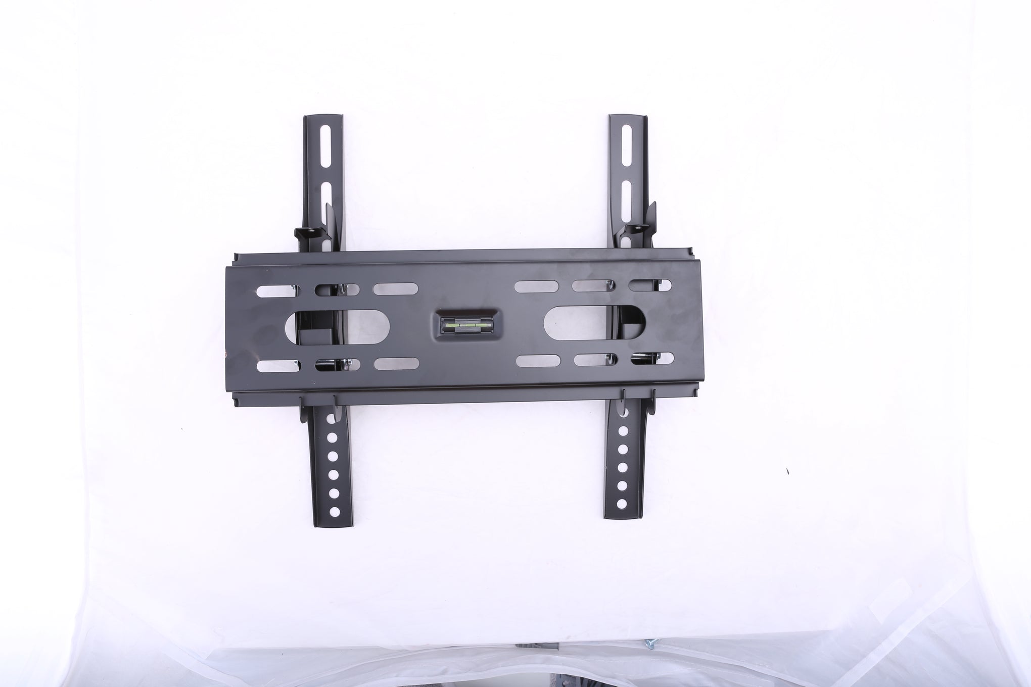 TV Wall Mount for LCD/PLASMA/LED Television, Premium Quality, Heavy Duty for 15 Inches To 47 Inches TV Screen Size and 35 KG Maximum Load | Integrated Bubble Level and Safety Screw Black