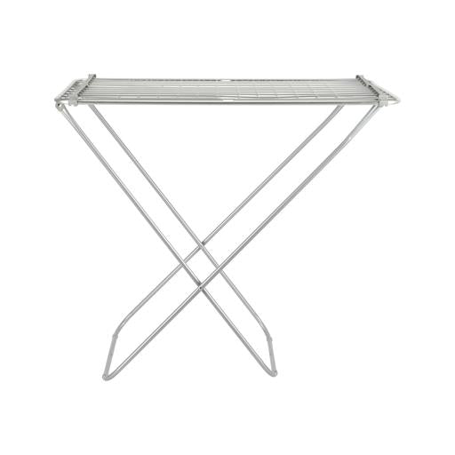 4-Wing Foldable Clothes Drying Stand – 29m Drying Space, 23kg Capacity, Aluminum Frame with Iron Legs, Indoor & Outdoor Laundry Rack – Silver