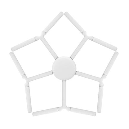 Geepas 100 W 5 Leaf LED Folding Lamp- GESL55111| Perfect for Home and Office Use| Light-Weight, Stylish, Innovative Design with Long Life of 50000 Hours| White, 2 Years Warranty