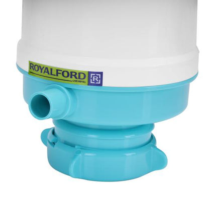 RF7785 Manual Water Pump | Dolphin Water Bottle Dispenser Pump | Portable Hand Press Water Pump for 5-6 Gallon Bottles | No Electricity Required | White & Blue