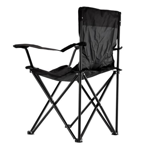 Royalford Camping Chair with Carrying Bag Foldable  Compact Folding Camping Chair, Heavy Duty Frame | Cup Holder, Storage Pocket | Shoulder Travel Bag, Outdoor, Beach with 265 lbs Capacit