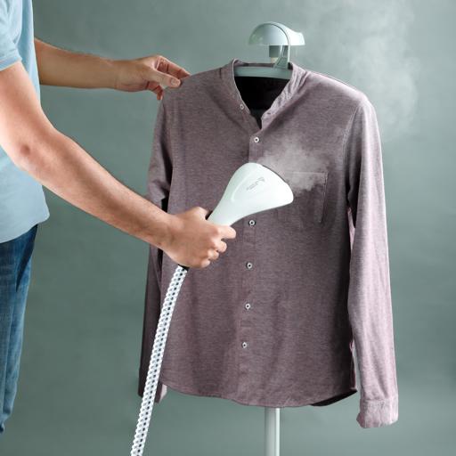 Garment Steamer, 2000W Vertical Steamer, GGS25022N | Portable, Fast Heat Clothes Steamer | Dual Steam Levels | Large Water Tank | Perfect For All Types Of Clothes 1.8 L 2000 W GGS25022N White,Violet