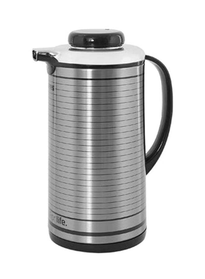 Geepas GVF5259 Vacuum Flask | Coffee Heat Insulated Thermos | 1.3L | for Keeping Hot/Cold Long Hour Heat/Cold Retention, Multi-Walled Vacuum for Coffee, Hot Water, Tea, Beverage | Ideal for Social Occasion, Commercial & Outings