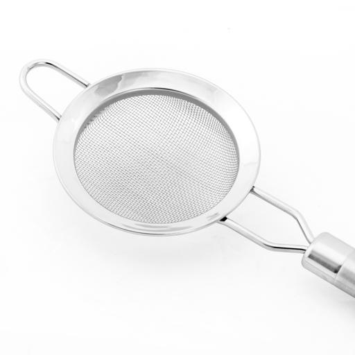 Stainless Steel Tea Strainer 10.3cm RF2049-S10.3 | Fine Mesh Tea & Flour Sieve | Long Handle | Dishwasher Safe