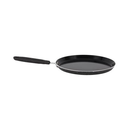 Royalford Prido 8-piece Forged Aluminum Cookware Set- RF12771/ Durable Nonstick Ceramic Coating with 4-Layer Construction, Tempered Glass Lid/ Includes Casseroles, Wokpan, Saucepan, Fry Pan, Pizza Pan, PFOA and PTFE Free/ Black