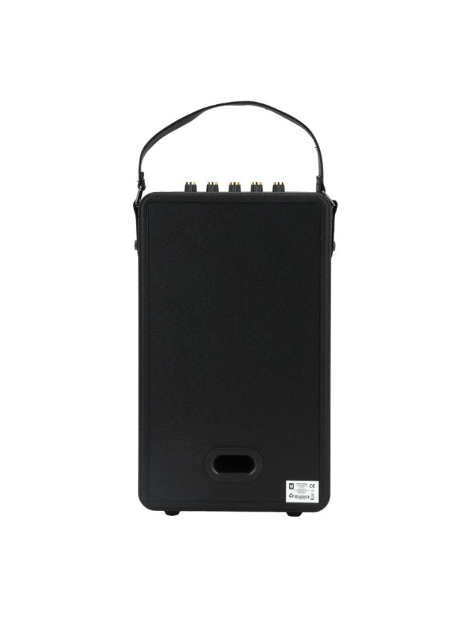 RGB Bluetooth Speaker: Big Sound, Long Playtime, Wireless Mic - Black