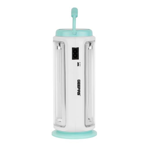 LED Emergency Lantern with Solar Panel / Energy-Efficient, Compact, Portable, and Lightweight Design with Long Operating Time