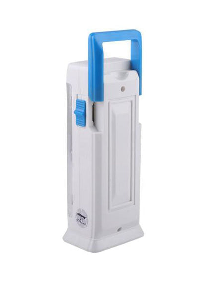 Rechargeable Emergency Lantern, 4hr Duration| 18 Pcs SMD High Power LED | Rechargeable Battery, Portable Handle, 4 Hours Working, Anti Glare Bright Light| Ideal for Trekking, Hiking & More White/Blue