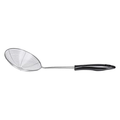RF5022 Stainless Steel Skimmer 16.5cm | Fine Mesh Spider Strainer with Heat-Resistant Handle | Oil & Pasta Skimming Spoon
