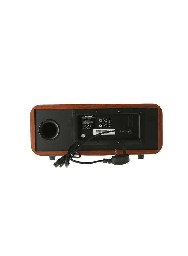 Portable Bluetooth Speaker With Stereo HiFi Bass & Led Display GMS11174 Multicolor